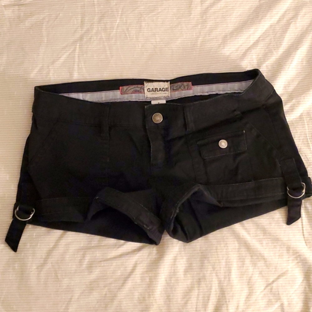 Garage Shorts, Black, size 7